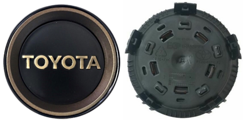 C95341 Toyota Tacoma OEM Bronze Center Cap #PT280352215F
